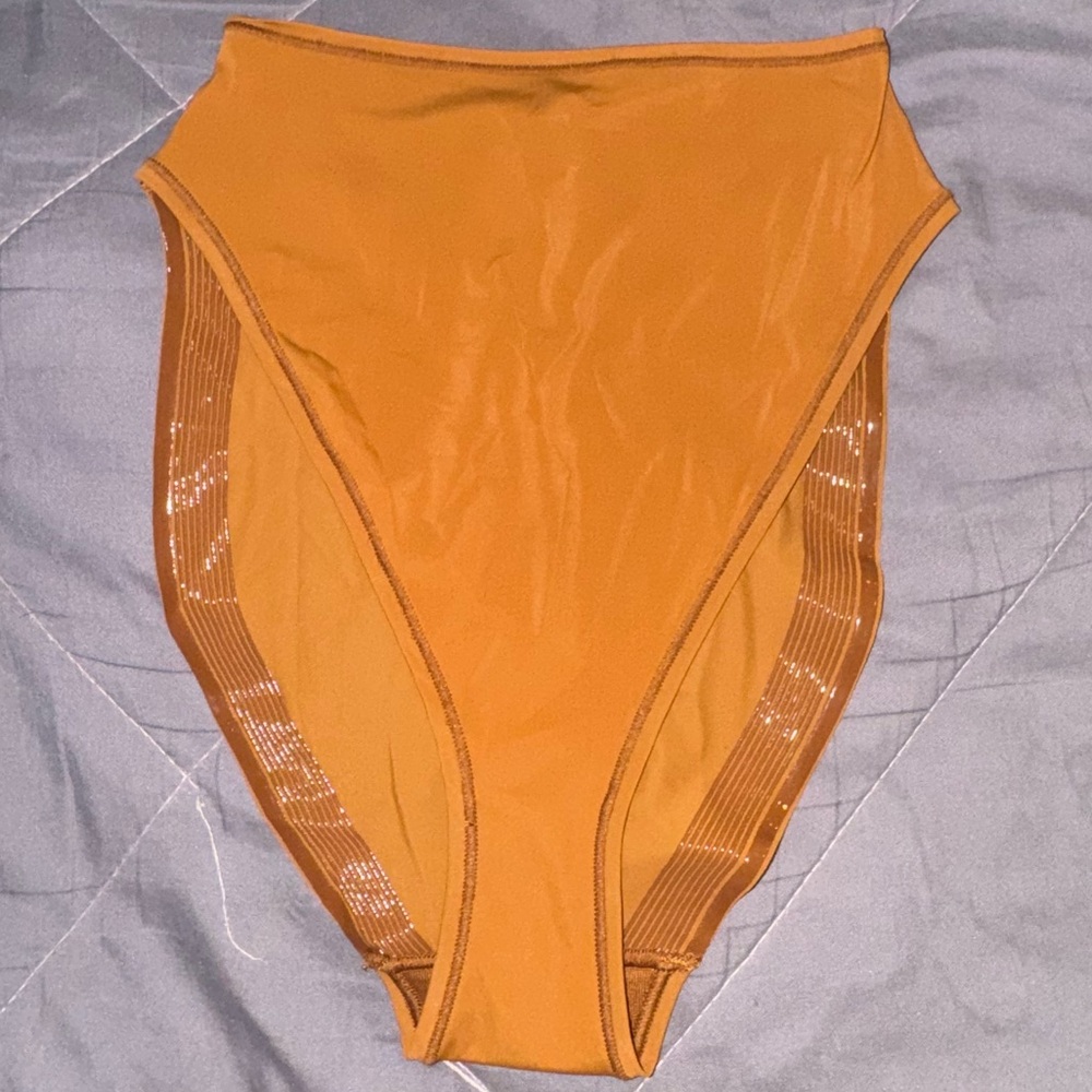 SKIMS JELLY SHEER CHEEKY BRIEF COPPER